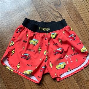 ChicknLegs Red Car Print 2” Running Shorts